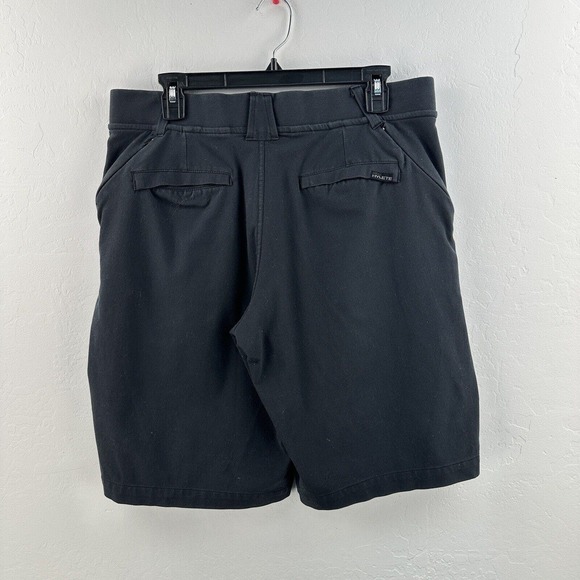 Hylete Stretch Walk Shorts Mens Black Performance Chino Golf‎ Casual 34 - Picture 5 of 9